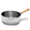 Каждый U. Сотейник Юкихира из нержавеющей стали, 20 см, с одной ручкой, совместим с индукционными и газовыми плитами, с двойным носиком, легкий, устойчивый к ржавчине, сотейник для молока/соуса