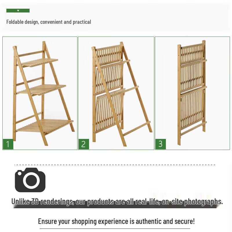 Hualongdun Multi-tier Bamboo Flower Stand