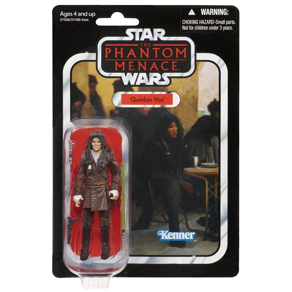 Hasbro Star Wars Vintage Collection Базовая фигурка VC85 Куинлан Вос Фантомные войны 2012 Винтажная коллекционная фигурка Куинлан Вос Фантом (В