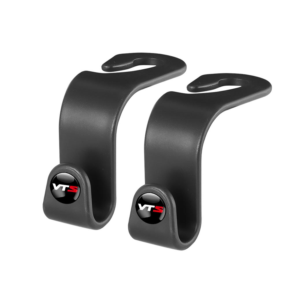 2pcs Car Seat Backrest Hook Car Headrest Hooks Hanger for Bags For Citroen C5 C3 C2 shift knobc4 picasso C1 Interior Accessories