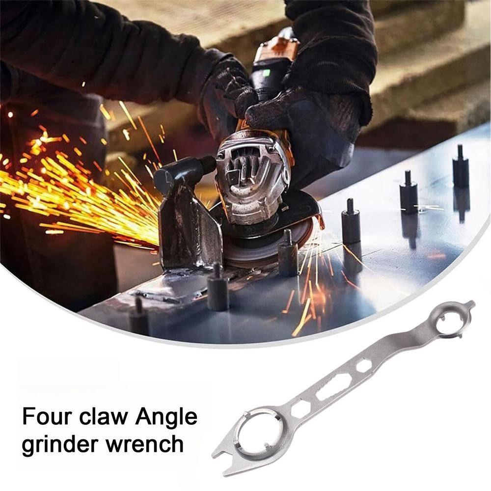 Stable Clamping Angle Grinder Wrench High Strength Remove Repair Spanner Polishing Disc