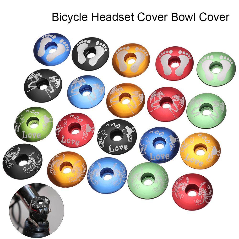 Alloy Fixed Gear Bike Front Lid Bicycle Headset Cover Bowl Covers Ultra-ligh Headsets Parts