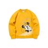 X Disney Co-Branded Sports Fashion Series Cartoon Print Loose Sweatshirt Women Tops Mineral-Yellow AWDQ584-4
