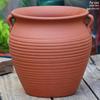 Vintage Ceramic Pot for Indoor/Outdoor Use – Large, Breathable Coarse Pottery for Green Plants, Tall Wide Mouth Design for Bougainvillea & Succulents