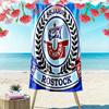 FC Hansa Print Beach Towel, Large Soft Quick Dry Towel for Beach Camping Swimming