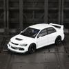 1:32 Модель гоночного автомобиля Mitsubishi EVO 9 с имитацией, 6 дверей открываются, звук, свет, инерционный, сплав, игрушка-транспортное средство, подарок ребенку, украшение