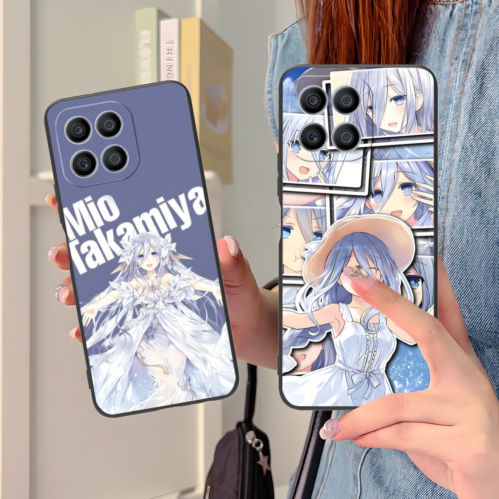 Чехол для мобильного телефона Date a Live Мио Такамия Матовый для Honor 90 80 70 60 50 30 20 10 9 8 7 Pro S SE Lite 5G Цветная Печать