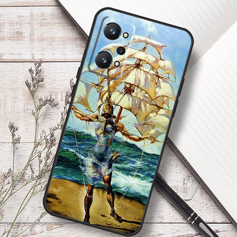 Salvador Dali Art For Realme 14 10 11 12 13 Pro Plus GT 6 6T 5 GT7 Pro C67 C61 C55 C53 C51 C21Y C25S C75 Case