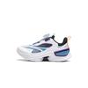 Li Ning Kids Color Block Letter Shock Absorption Support Low Top Casual Shoes Kids Casual Shoes Blue YKNU068-7