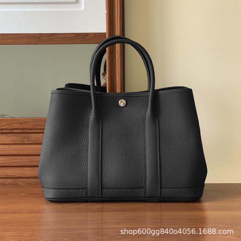 2023 Модная садовая сумка из натуральной кожи: Женская сумка через плечо и дамская сумочка большой вместимости