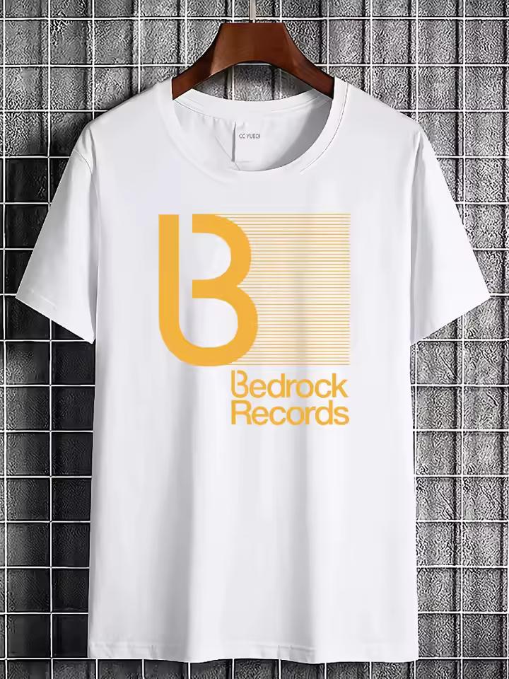 Beo Records Men's T-Shirt | Stretch, breathable, soft printed fabric; unisex casual top suitable for all seasons mens t shirts