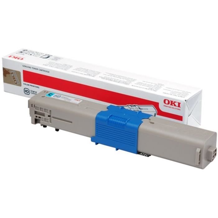 Cartouche Toner Compatible OKI C332/MC363 Cyan - Rendement Jusqu'à 1500 Pages ISO/IEC 19798