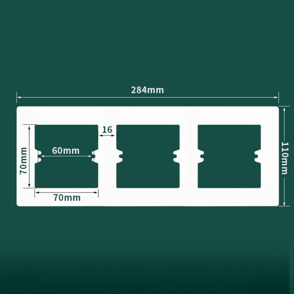 Универсальные настенные панели Пластиковая рамка для розетки выключателя Крышка выключателя Декоративная крышка Электрическая