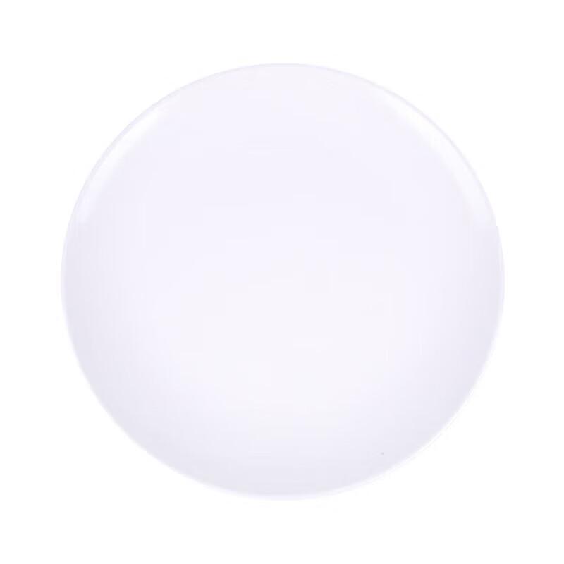 Wuhe 13-inch White Round Melamine Serving Plate