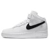 Air Force 1 07 Mid White Snakeskin Женские кроссовки Черные DZ5211-100