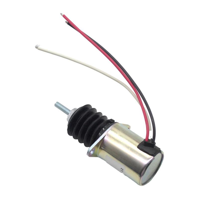 Durable-AM124379 12V Fuel Shutoff Solenoid For John Deere 415 455 445 430 Front Mower Lawn And Garden Tractors AM103337 AM124380