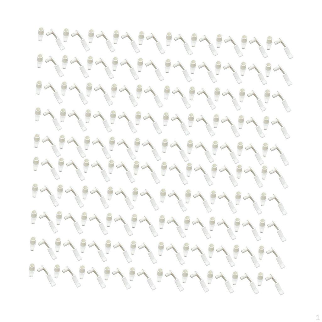 100 Pieces Lamp Shade Clips Ceiling Light Fixed Clip for Flush Mount Lights Fixture