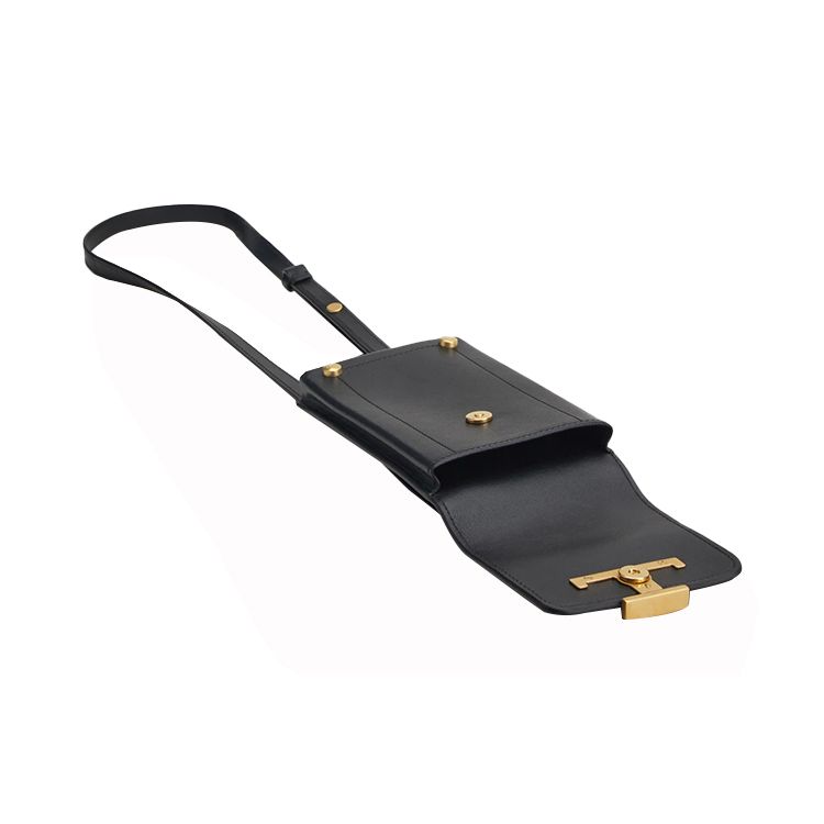 Tods New Versatile Casual Leather Phone Bag Women bags Black XAWTSAOV302RORB999