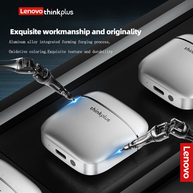Новые беспроводные наушники Lenovo XT99 Bluetooth 5.2 с металлической текстурой TWS, музыкальные игры, двухрежимные наушники с двойным HD-микрофоном