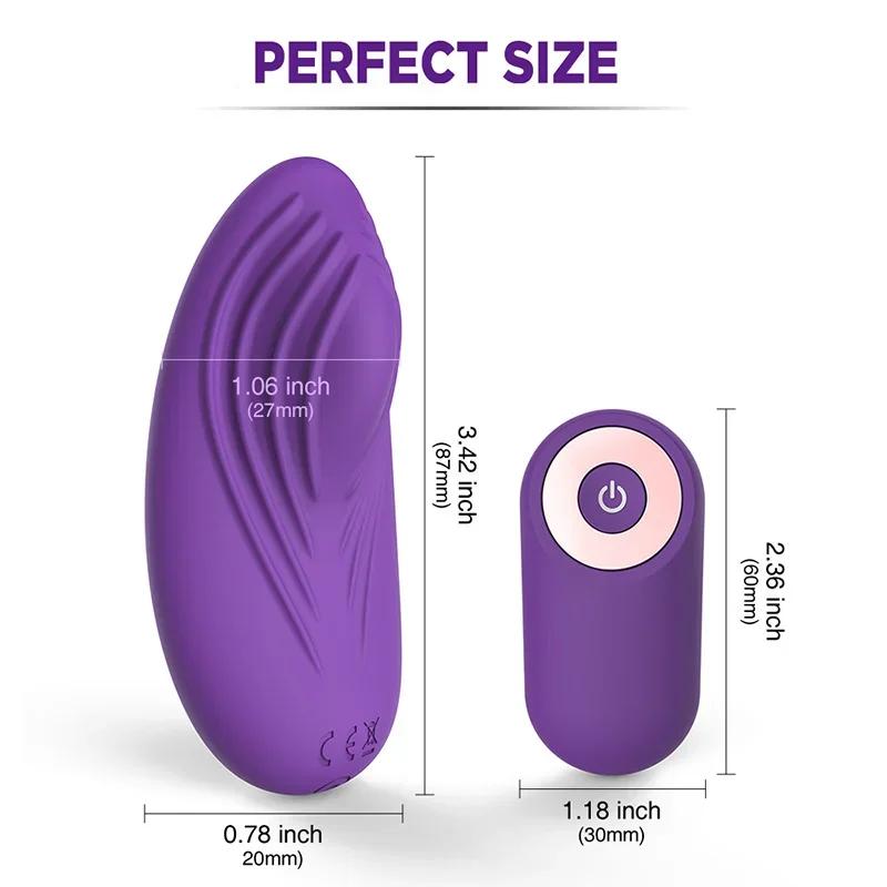 Butterfly Wearable Remote Control Vibrator for Women Clit Stimulator Pussy Vibrating Egg Female Masturbator Sex Toys for Couple
