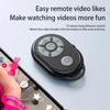 Plastic Bluetooth Remote Black Camera Controller for iPhone/ Xiaomi/ IOS/ Android Page Turning