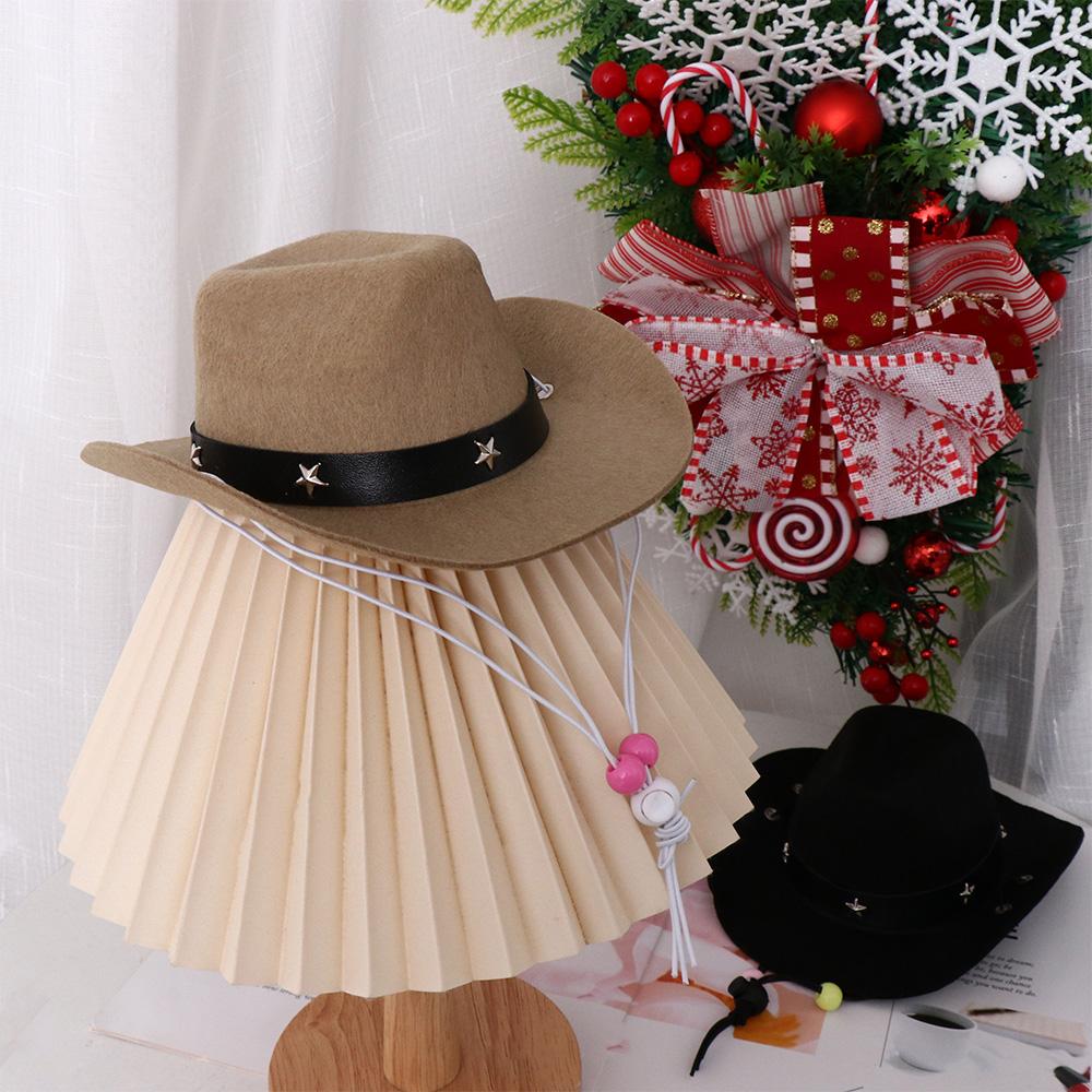 Украшение Вечеринка по случаю дня рождения Ковбойская шляпа Шляпа кошки Шляпа собаки Костюм собаки Товары для питомцев Ковбойская шляпа для кошки