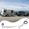 Heavy Duty Trailer Safety Cable Spring Steel Wire Up to 3500Lbs Towing Rope Tow Truck Car Tow Strap Trailer Cable