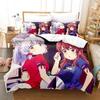 Новый комплект постельного белья Anime Girls The Demon Girl Next Door Single Twin Full Queen King Size Bed Set Adult Kid Bedroom Duvetcover Sets