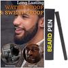Beard Pen Barber Pencil and Brush Male Mustache Shaping Pen Waterproof Sweatproof Beard Pen