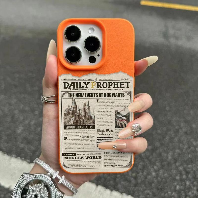 For Apple 16promax Mobile Phone Case New for IPhone15 Advanced 14pro Anti-fall 13 Newspaper 12/11