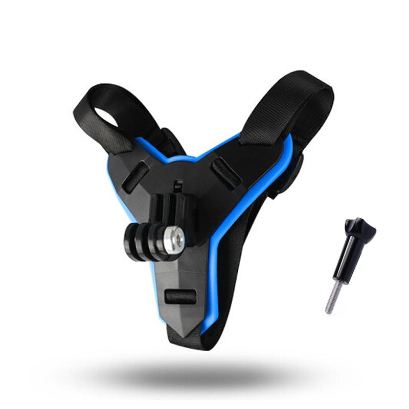 Крепление GoPro на шлем для мотоцикла, подбородочный держатель для экшн-камеры, подставка для крепления на шлем для велосипеда.