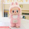 For 17cm Labubu Doll Clothes Fashion Dress Overalls Doll Clothes Color Match Hoodies Dolls Accessories Cute Decoration Little Clothes
