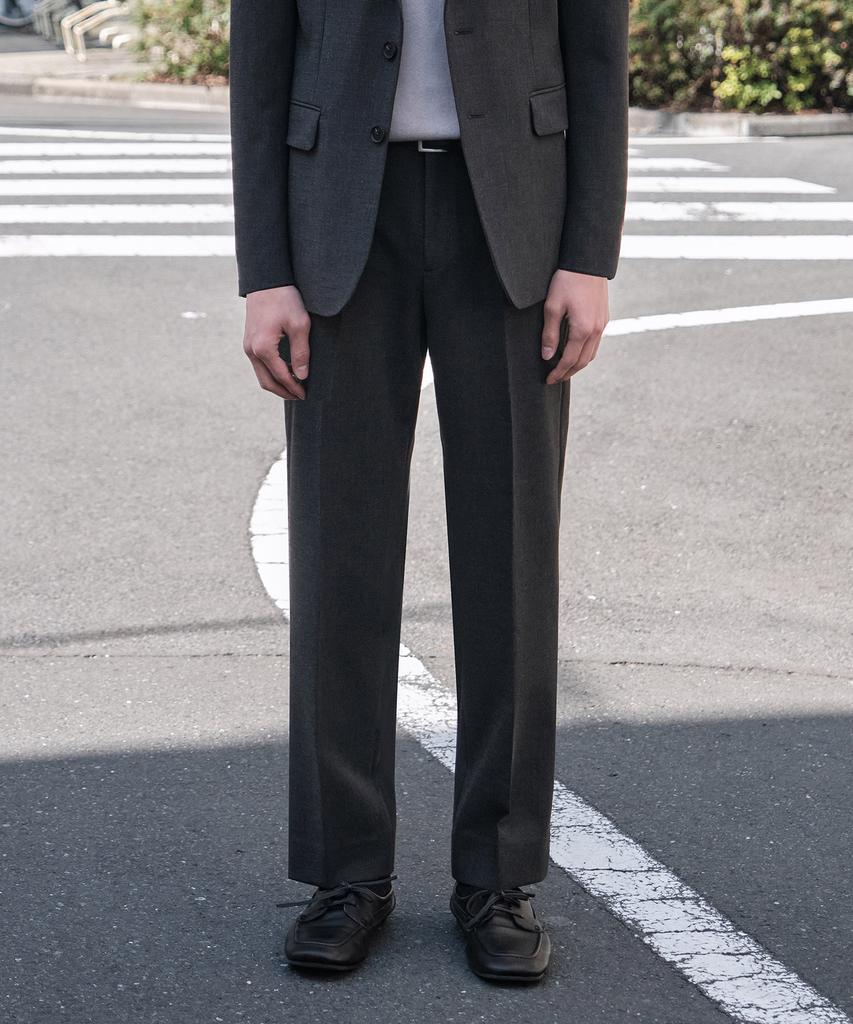 STCO Four-Way Stretch Essential Setup Pants_Charcoal Gray (Straight Fit)_Sepxz72Csc