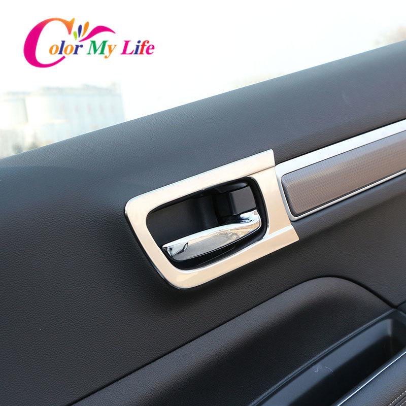 Color My Life 4 шт./компл. внутренняя дверная чаша для Renault Koleos MK II 2 Samsung QM6 2017-2022 накладка на дверную ручку автомобиля