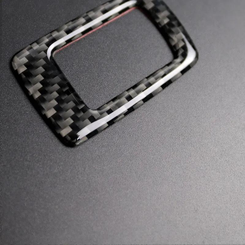 For BMW 3 Series E90 LHD 2005-2012 - Interior Power Window Switch Trim, Real Carbon Fiber Easy tall Decor