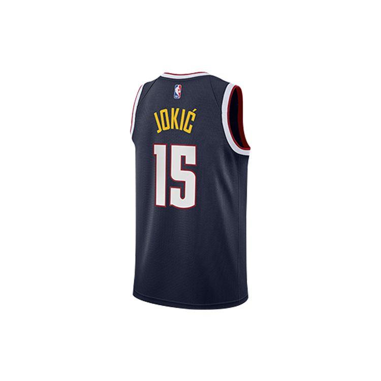 Nike NBA Youth Printed Sports Basketball Jersey Denver Nuggets Jokic 15 Kids Jersey Black 3Z2B7BZ2P-NUGNJ