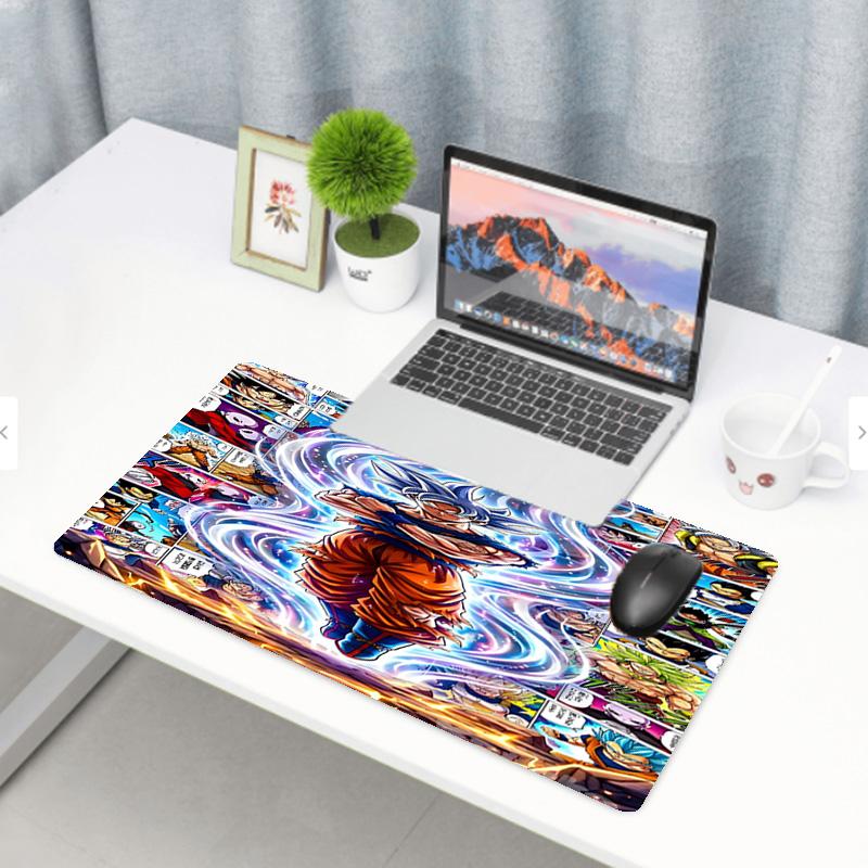 DRAGON BALL Print Mouse Pad, Anti‑Slip Desktop keyboard Mat, for PC Laptop Gaming Working Daily Use, Cool Festival Surprise Gift