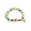 with Pendant Metal Tube Crystal Bracelet Beaded Bracelet  Holiday Gatherings