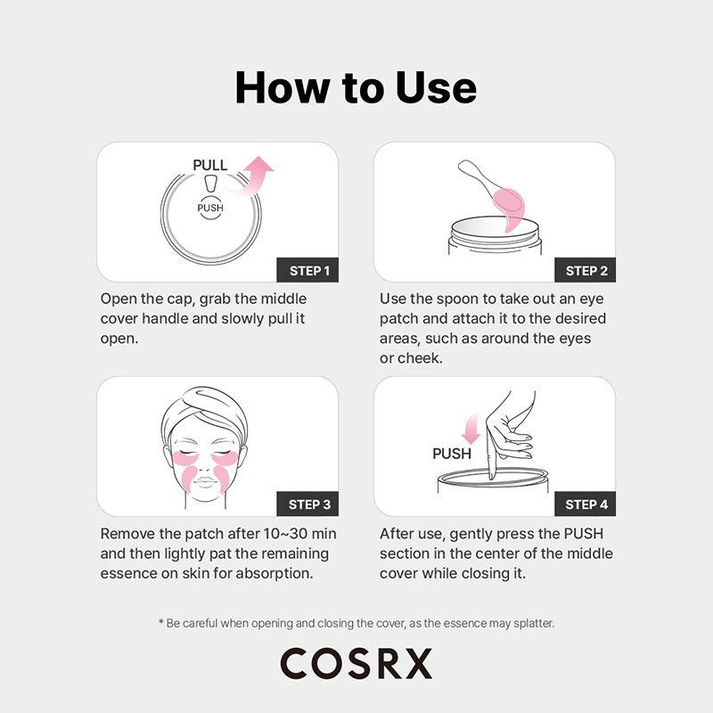 COSRX *ПРЕДЛОЖЕНИЕ ДНЯ* Гидрогелевые патчи для глаз с пептидным коллагеном