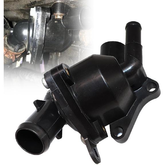 SecosAutoparts Coolant Thermostat Housing, Fit For Honda Civic 2002-2005 2.0L, CR-V 2002-2006 2.4L, Fit For Acura RSX 2002-2006 2.0L L4, Replace#