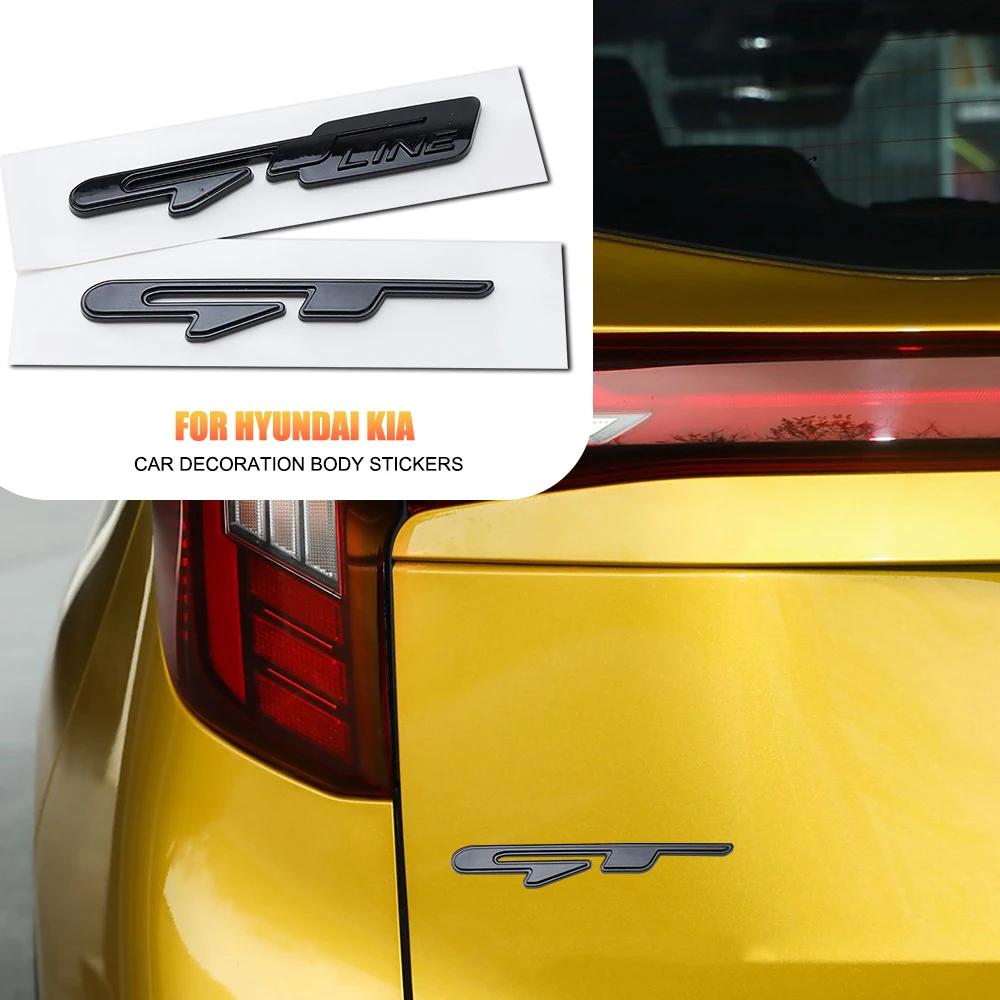 1 шт. 3D Хромированная Наклейка-Эмблема Логотип GT Line Для Автомобиля Kia GT Line Sportage Ceed Picanto K5 K3 Stonic Rio Soul Sedona Аксессуары