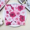 20pcs/Pac 33*33cm 2-Ply Disposable Party Napkin Floral Pattern
