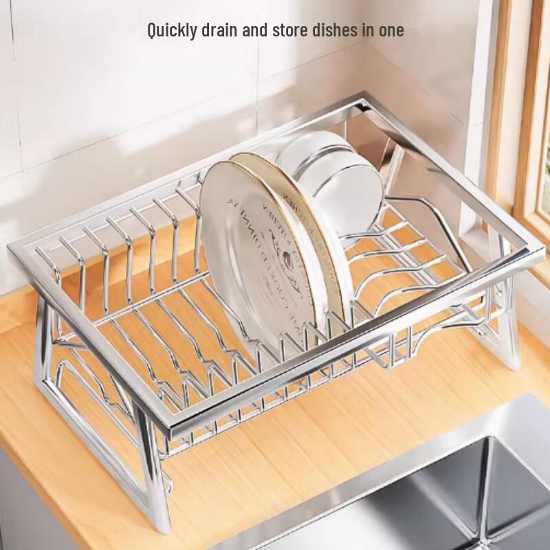 Beifu 304 Stainless Steel Countertop Dish Drying Rack