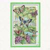 Counted Printed Butterfly for Beginners Children - 32 X 47cm 14CT Stamped
