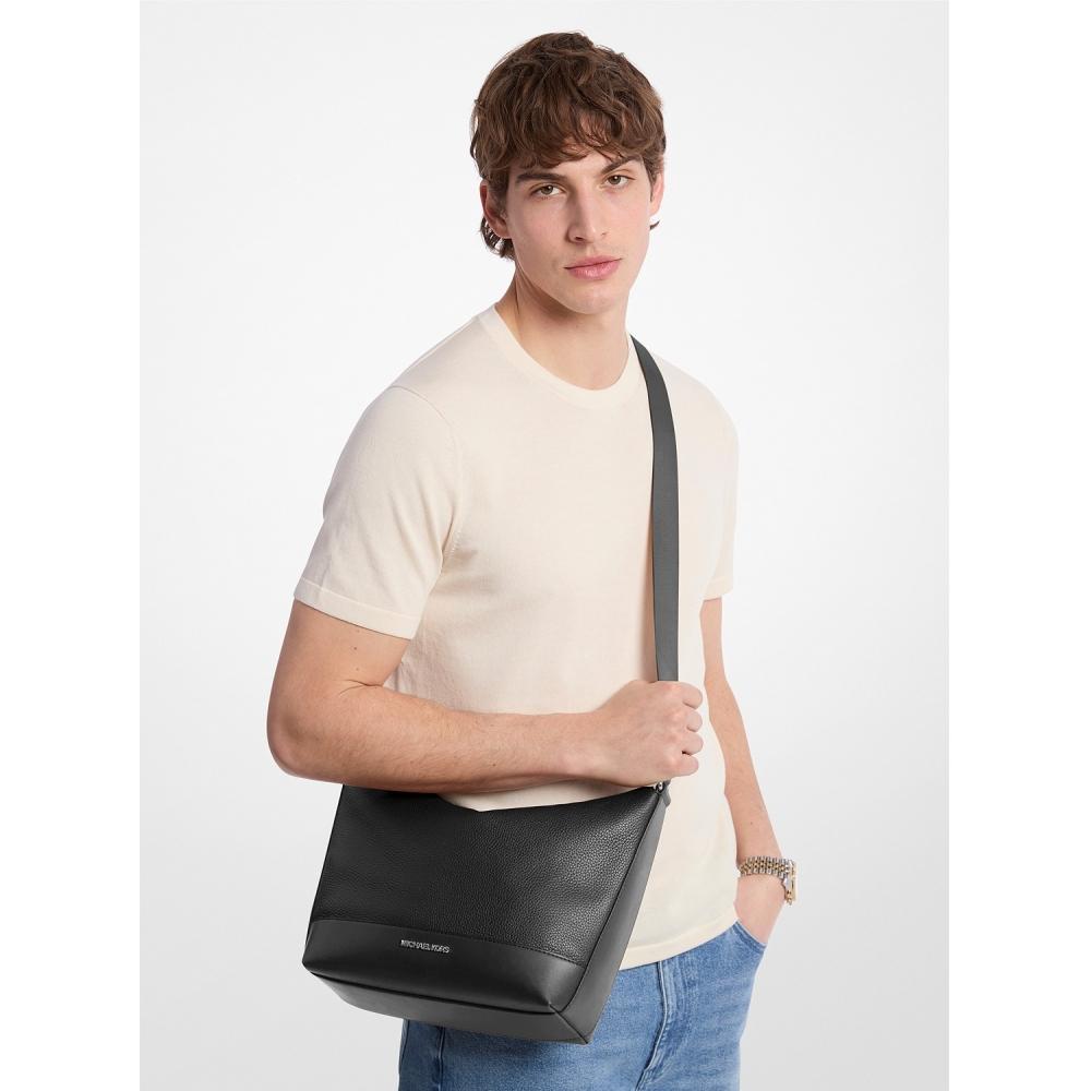 Michael Kors Сумка-полумесяц Cooper из галькированной кожи 37t5lcol6l1 Черный