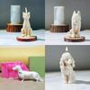 3D Cute Cat Dog Candle Silicone Mold Handmade Sausage Dog Poodle Aromatherapy Cream Candle DIY Animal Resin Doll Decoration Gift