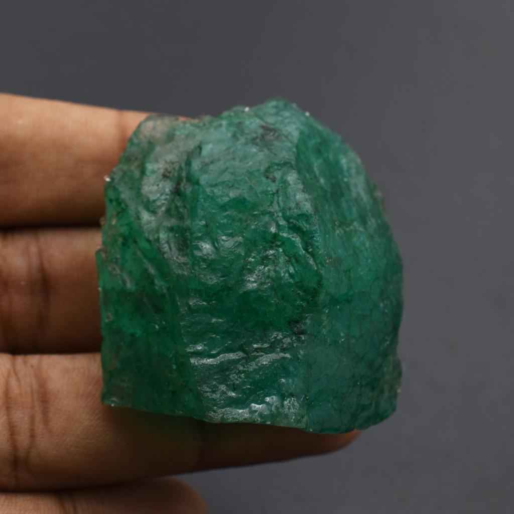 Natural Green Emerald 272.05ct Rough Certified Loose Gemstone