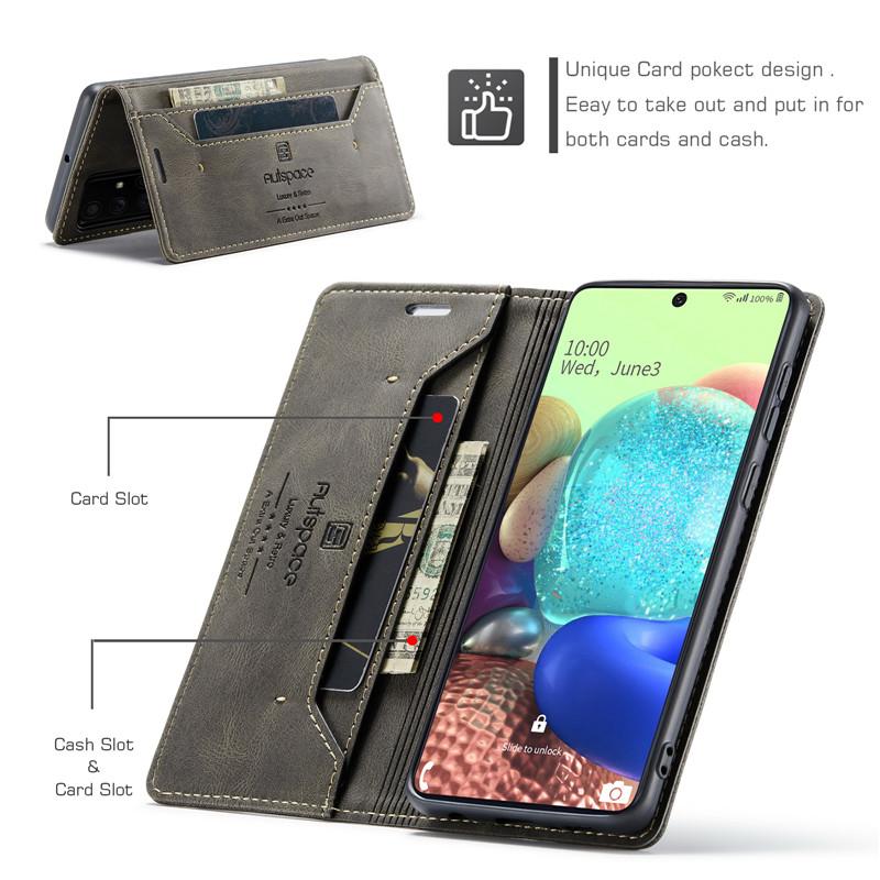 Магнитный откидной кожаный чехол для телефона Samsung Galaxy A13 A23 A33 A53 A73 A14 A24 A34 A54 A52 A51 A50 Кошелек Картхолдер Обложка Coque Etui