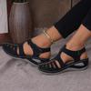 New Women's Peep-Toe Ankle Strap Sandals Summer Block Heel Fashion Shoes