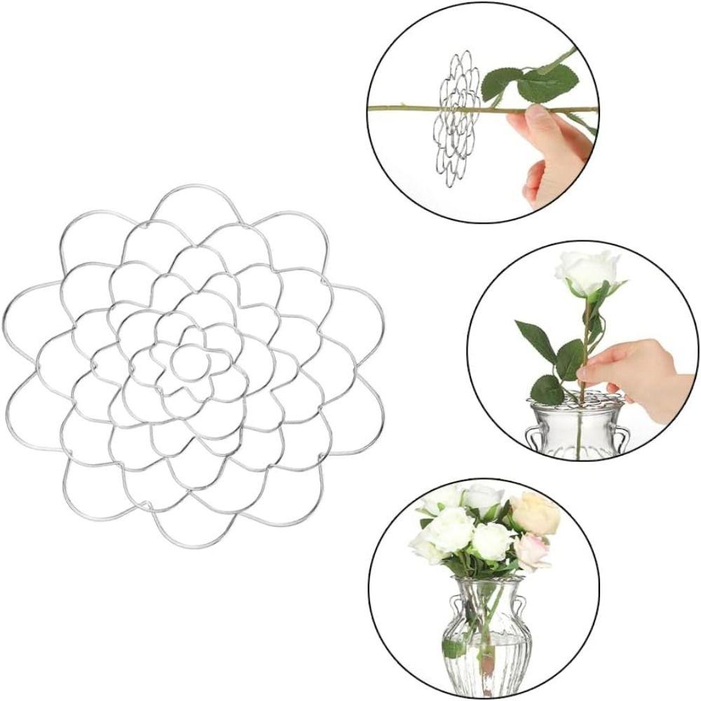 Bouquet Twister Flower Lid Supplies Flower Arranger Holder Round Floral Frog Lid Organizer